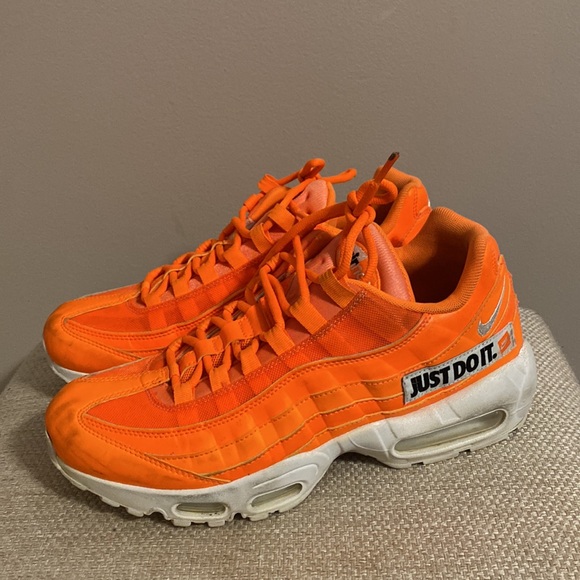 neon orange nike air max